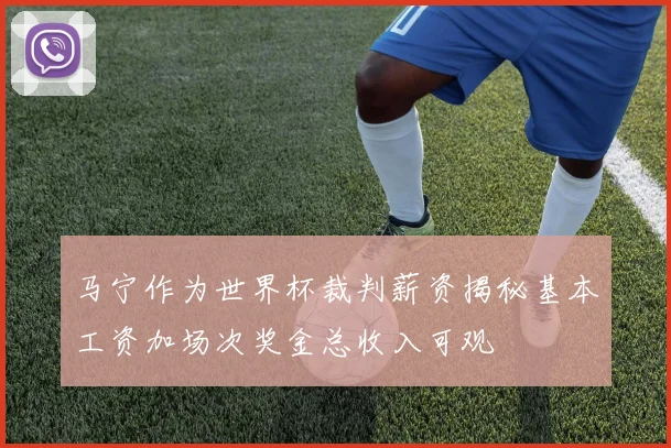 马宁作为世界杯裁判薪资揭秘基本工资加场次奖金总收入可观